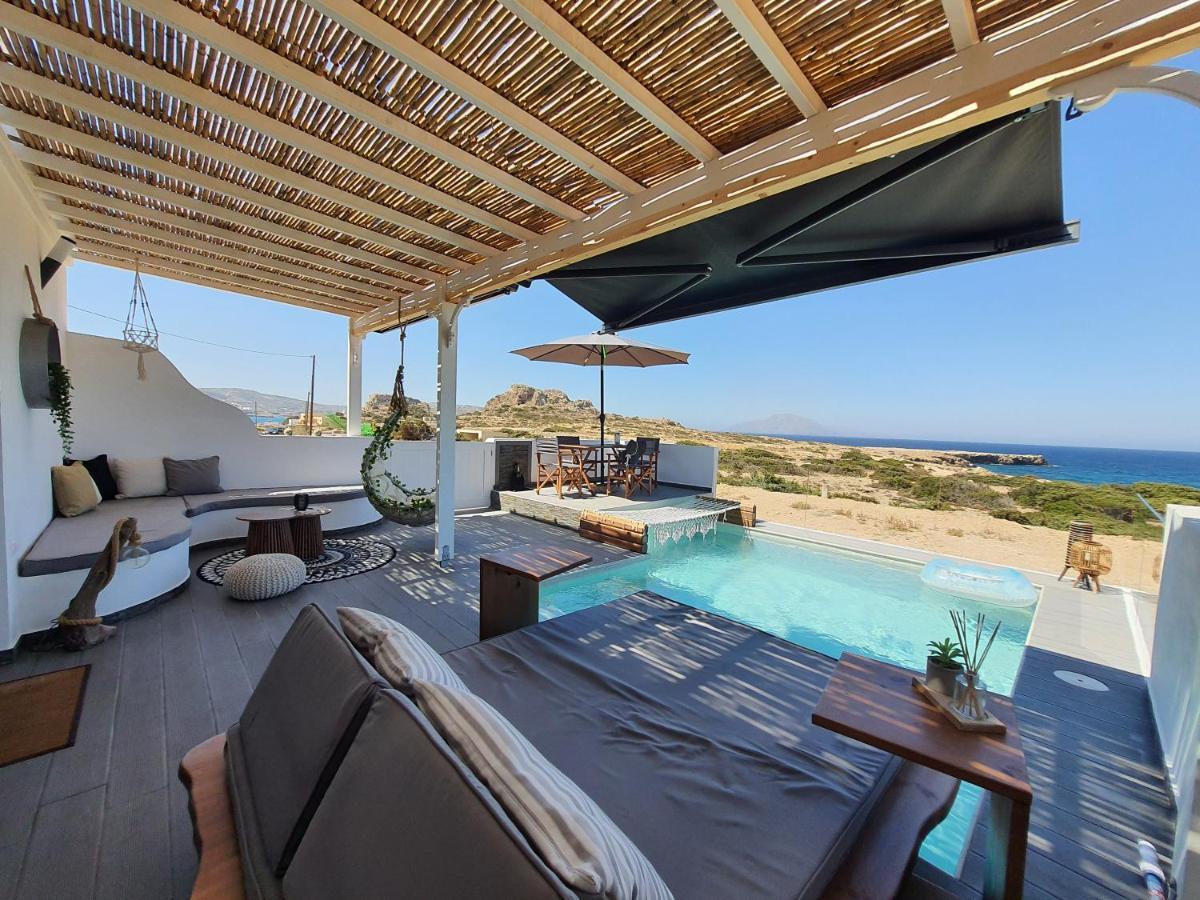 Tramonto Luxury Villa No2 - Breathtaking Sunset View Фойникион Экстерьер фото