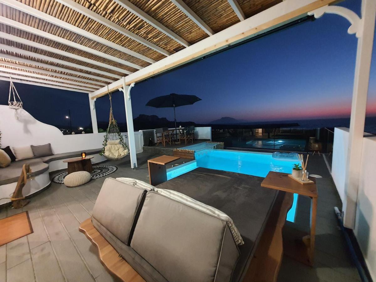 Tramonto Luxury Villa No2 - Breathtaking Sunset View Фойникион Экстерьер фото