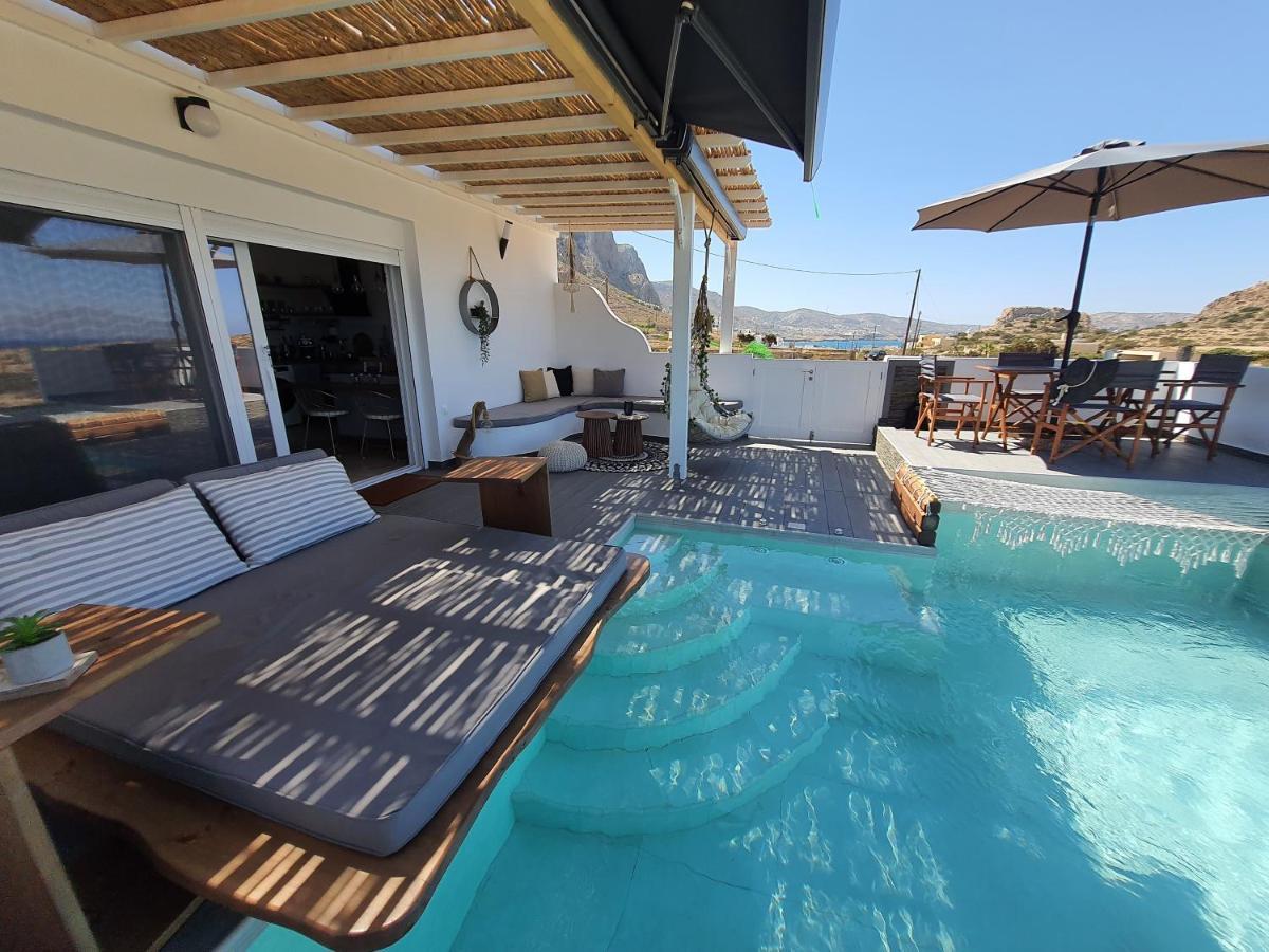 Tramonto Luxury Villa No2 - Breathtaking Sunset View Фойникион Экстерьер фото
